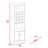 16-Bottle 1-Shelf Bar Cabinet-2034619642
