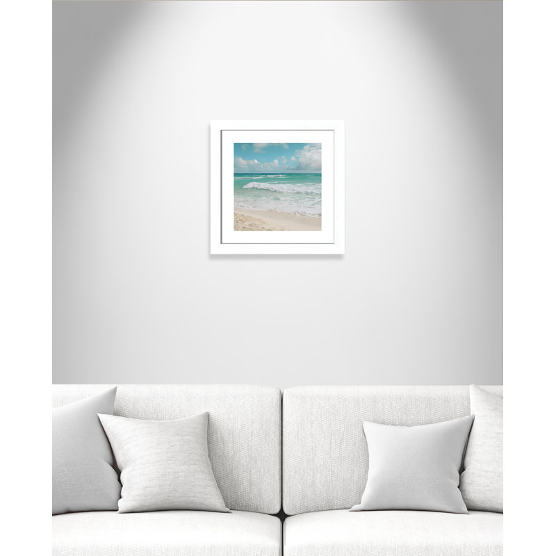 Fresh Waters - Photographie avec cadre photo, Blanc mat, H 18,5 po x l 18,5 po x P 1,25 po