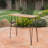 DENALI INDUSTRIAL WOOD AND METAL BAR TABLE