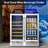 BODEGACOOLER Wine and Beverage Refrigerator 30 Inch, 31 Bottles and 92 Cans Large Capacity