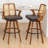 Modern Swivel Upholstered Cane Back Counter & Bar Stools-1726247019-1726247015