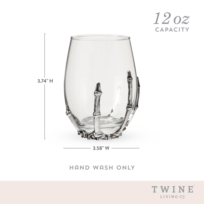 Skeleton Wine Glass