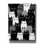  «Kitty Litter» par Rich Monet, art mural sur toile, 40 po x 54 po