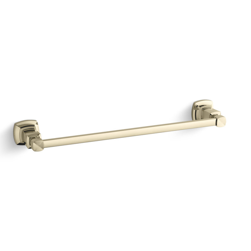 Margaux® Wall Mounted Towel Bar, Vibrant French Gold, 18"W