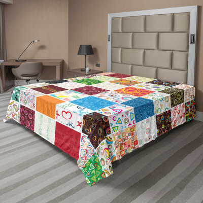 Ambesonne Autumn Top Flat Sheet Holiday Seasonal
