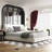 Upholstered Platform Bed Frame With Tufted Headboard