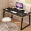 XUEGW - Bureau d'écriture simple et moderne de 55 pouces convenant à un bureau et à un coin de chambre, noir-132914144-132914148