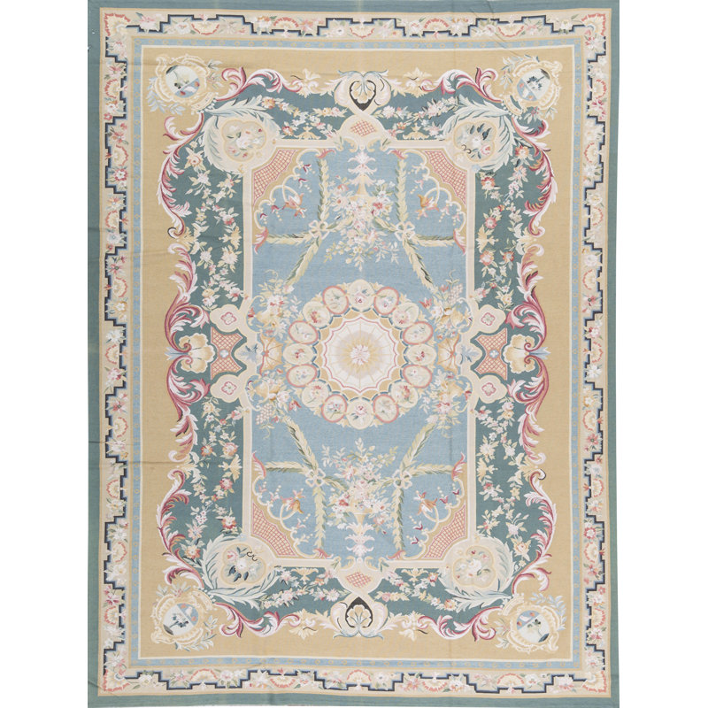 Aubusson Renaissance Wool Oriental Area Rug