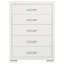 Commode de chambre 5 tiroirs Polk
