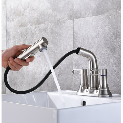 Robinet escamotable de salle de bain central