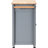 Kitchen Island Cart In Blue With Strong Solid Wood Platform Top, 4 Door Cabinet, 2 Drawers, Spice & Towel Rack, Locking Wheels Top Lockable Wheels, Rack -1839717937