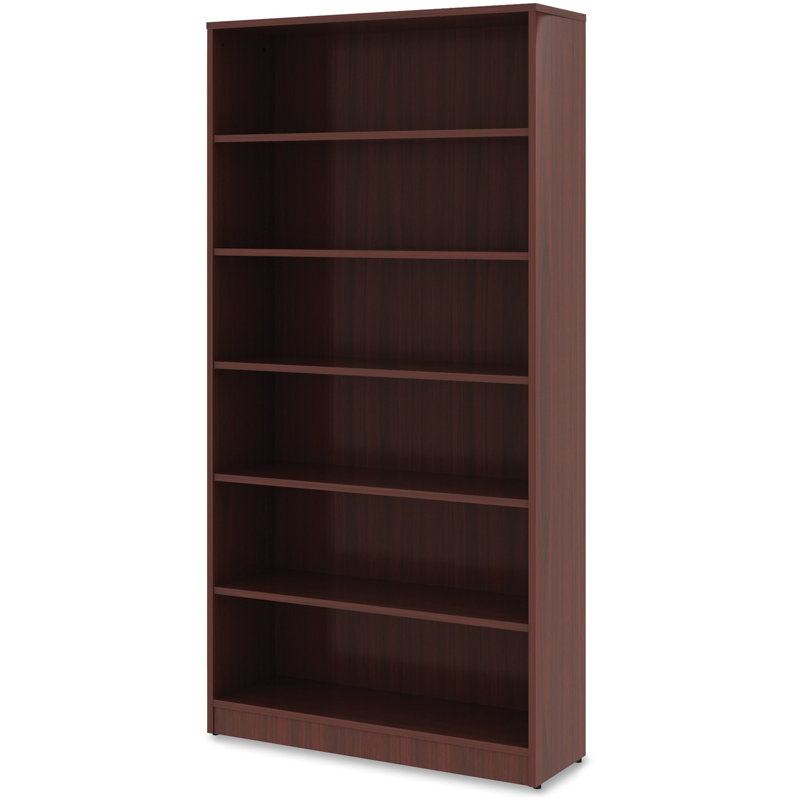 Orlanda Bookcase, Mahogany, (6 Shelves) 72" H x 36" W x 12" D