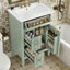 Meuble-lavabo de salle de bain avec lavabo, deux tiroirs et tablette de porte-1781940852