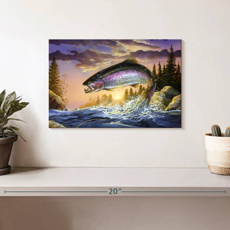 Senne Mighty Trout, 8" H x 12" W