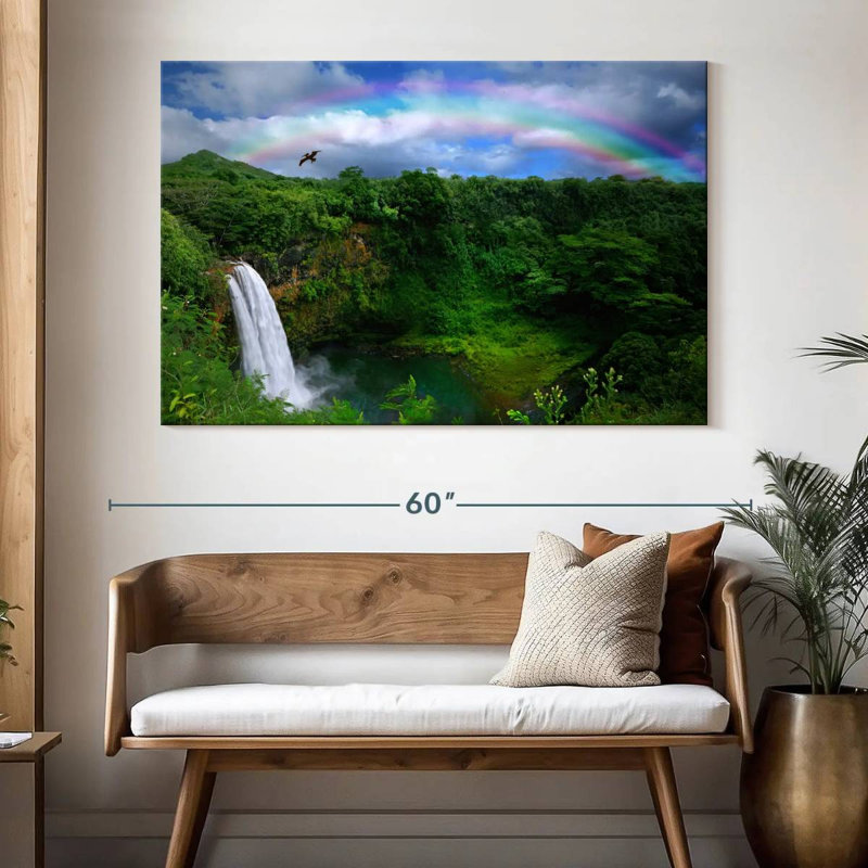 Cascade Alvord Kauai, H 34 po x l 51 po