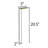 CDPA58 Stainless Steel Low Voltage Hardwired LED Pathway Light-44615043