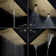 Phone Controlled Brushed Gold Thermostatic Shower System with LED and Jets