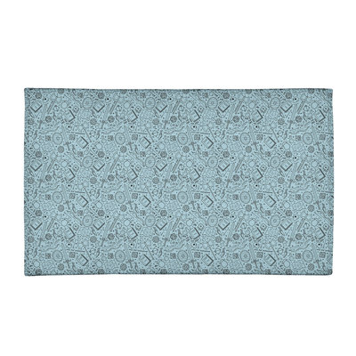 Tapis classic blue area