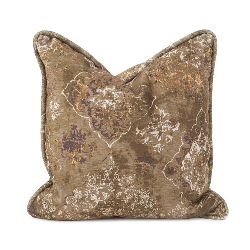 20 x 20 Pillow  Baroque - Down Insert, Moss Floral