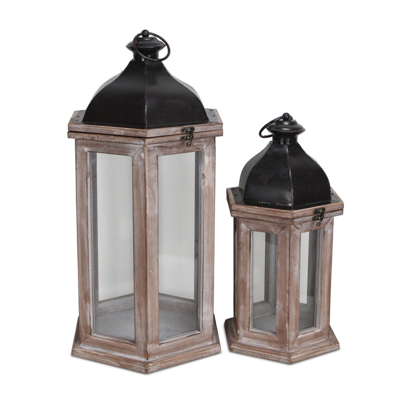 25'' H Tabletop Lantern