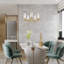 Lustre cylindrique en acier à 5 lumières Bertelli-699948264