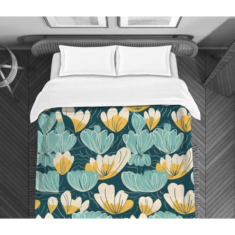 Floral Anoushay Comforter, Queen Comforter
