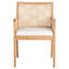 Fauteuil en lin Aurora beige-55927457