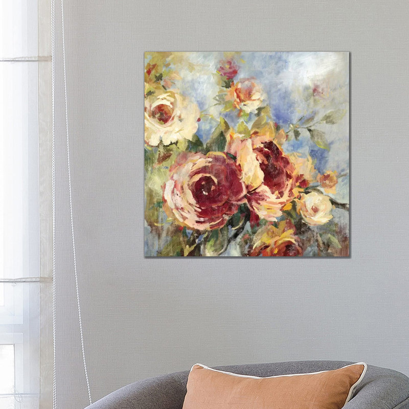 Vintage 1 Piece Wrapped Canvas Painting, 45.72 cm H x 45.72 cm W x 1.91 cm D