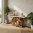 Artistic Floating Teak Root Console Table-90708165-90708164