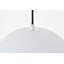 Luminaire suspendu en forme de dôme à 1 lumière à intensité variable Rancourt-1627107653-1614395290