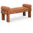 Tissu de polyester cognac