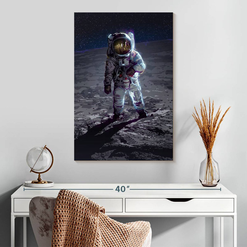 Oberle Apollo 11 Moonlanding, 30" H x 20" W