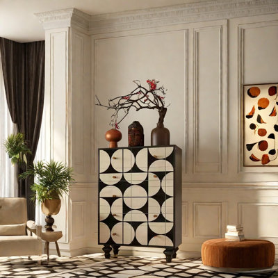 Large Capacity Painted Accent Chest