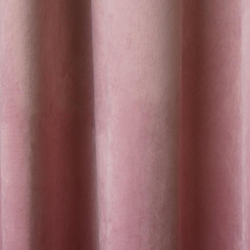 Montrose Eyelet Blackout Curtains, 229 cm W x 229cm D, Blush Pink
