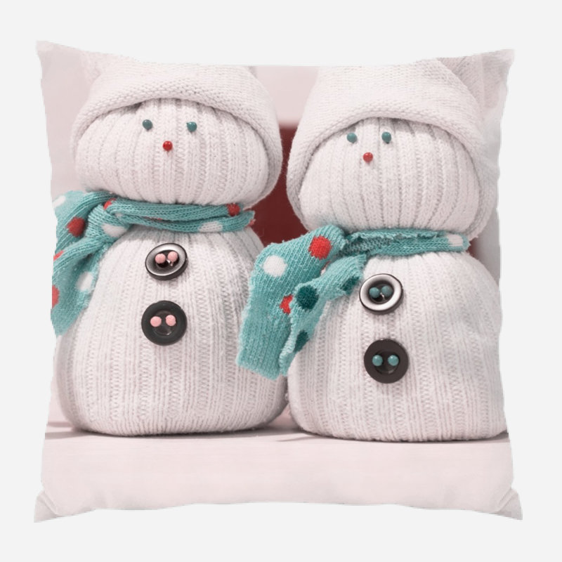  Coussin Snowman