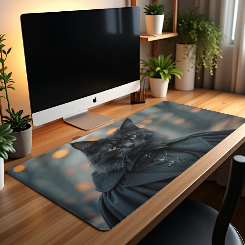 Polyester Desk Pad, 31.5x15.5