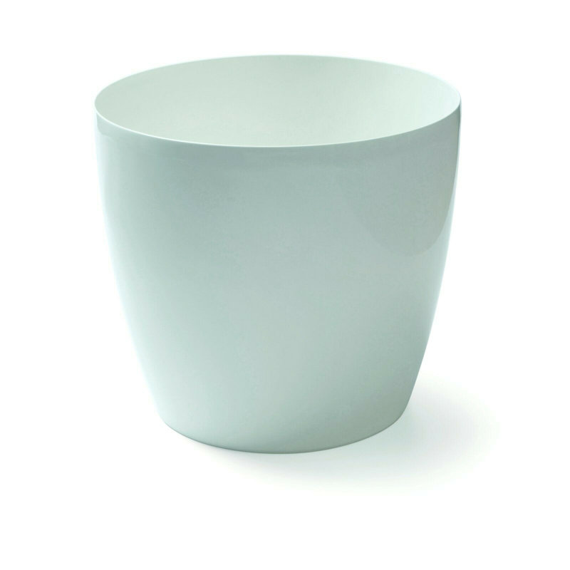 Peters Pot Planter, 36.5cm H x 40cm W x 40cm D, White