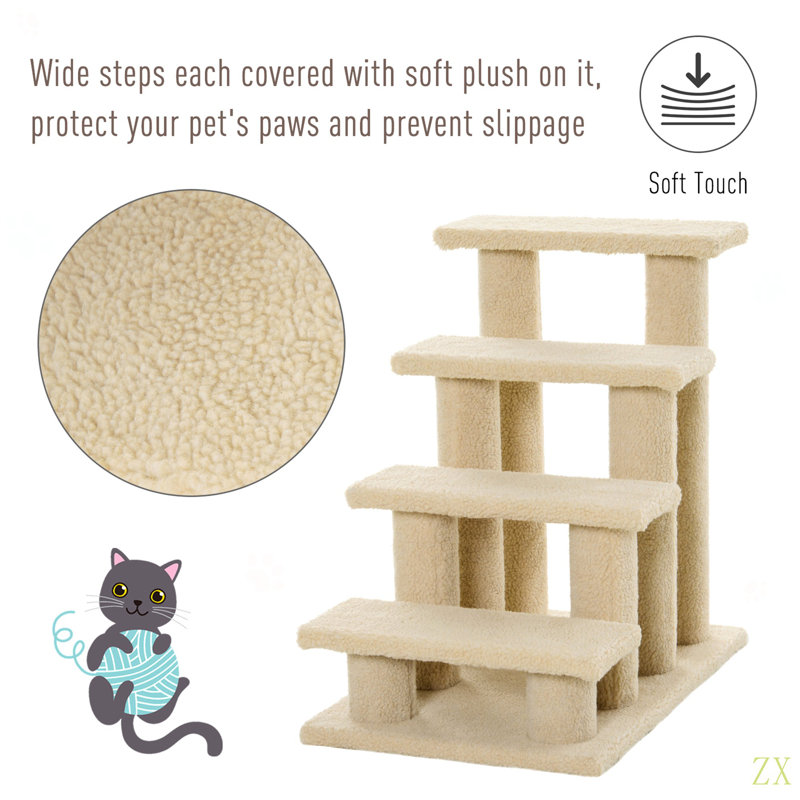 Arbre à chat avec plusieurs niveaux
