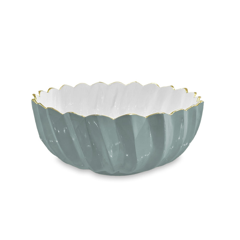 Encanto Serving Bowl, Cream/White, 10.25"
