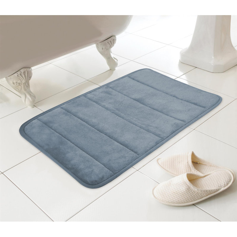 Everyday Rectangle Bath Mat , Blue