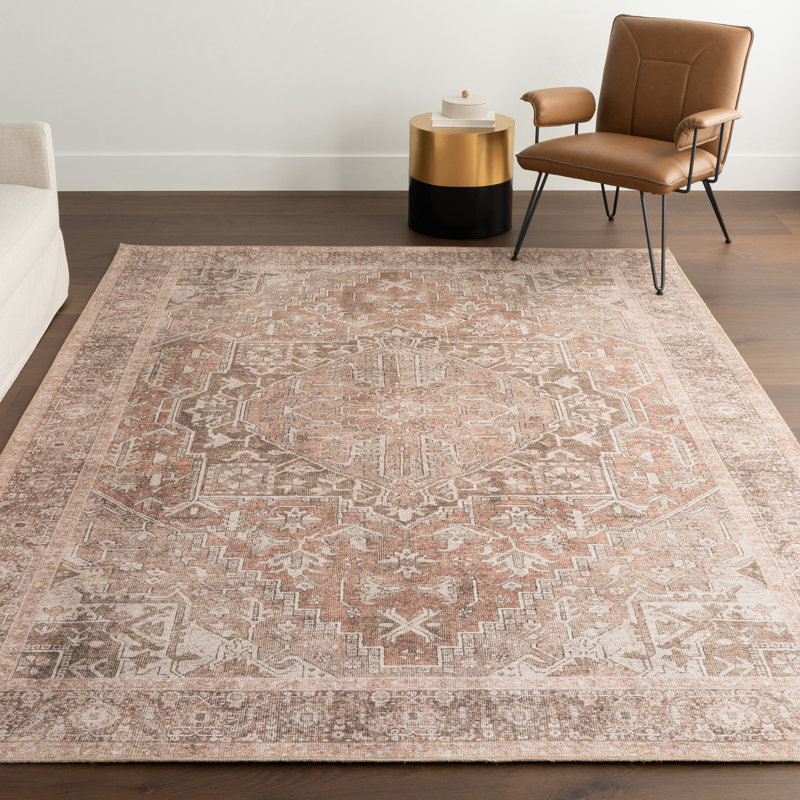 Tapis en mélange de jute de polyester Jeccica, Rectangle 7 pi 10 po x 10 pi