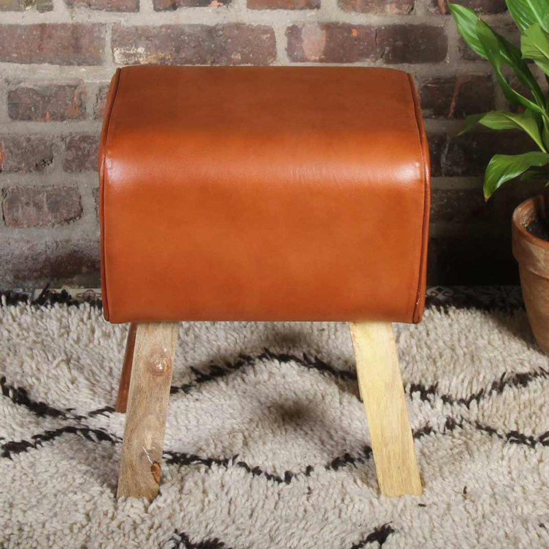 Inaayah Solid Wood Accent Stool