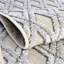 Tapis de couloir contemporain de couleur beige et gris Britnie26-1178908837