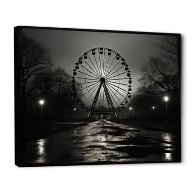 Grande roue grise enchantée - impression