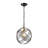 Rappaport 1 - Light Black/Gold Single Pendant