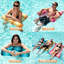 Ensemble de 3 chaises de piscine gonflables avec hamacs flottants et accessoires de piscine polyvalents