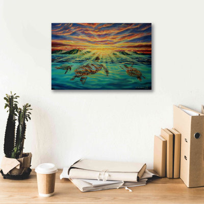 " Turtle Sunset " Painting