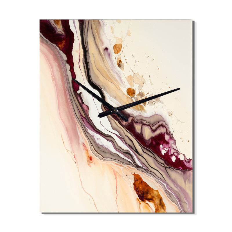 Jeilany Aluminum Wall Clock, Très petit