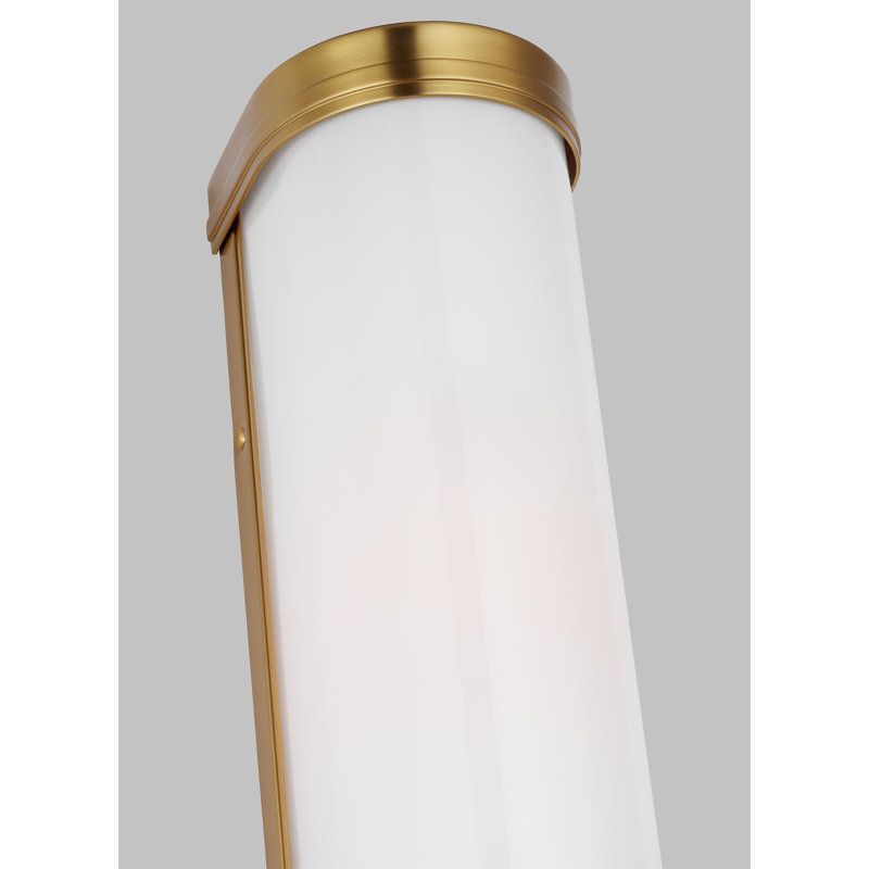 Burnished Brass 24" Direct Wired Electric Bath Sconce