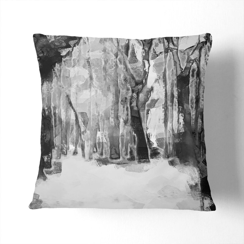 Square Throw Cushion, White, 40cm H x 40cm W x 15cm D